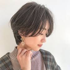 ショートヘアの種類名前流行り大人女子に似合うショートの髪型まる