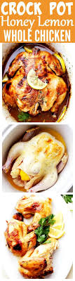 Crock Pot Honey Lemon Chicken Recipe Rubbed With Lemon Pepper Butter And A Sweet Honey Sauce This Lemon Chicken Recipe Crockpot Recipes Slow Cooker Recipes