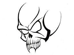 Simple Tribal Skull Tattoo Designs Tribal Skull Skull Tattoo Design Simple Skull