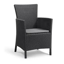 Une sélection de chaise jardin et fauteuil jardin de marque resol, ramberti… qu'elles soient de couleur ou métallique, la chaise exterieur ou le fauteuil de jardin figurent parmi les mobiliers produit hors stock, delai sur demande. Fauteuil De Jardin Gris Aspect Rotin Tresse Avec Coussin Polyester Allibert By Keter Iowa Achat Vente Fauteuil Jardin Fauteuil Aspect Rotin Tresse Cdiscount
