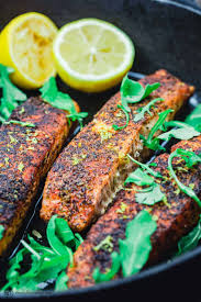 Best Crispy Pan Seared Salmon Recipe The Mediterranean Dish Seared Salmon Recipes Salmon Recipes Pan Seared Salmon Recipes