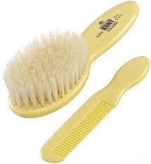 This comb and brush set a good set and great for little girls. Kent Brushes Ba28 Baby Brush And Hair Comb Set Yellow Knifecenter
