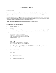 There are two types of contracts; Offer And Acceptance