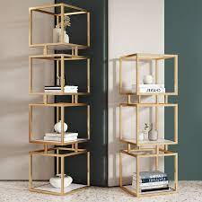 Check spelling or type a new query. 32 Narrow Gold Shelf Metal Tower Display Shelf Cube Bookcase Gold Home Decor Cube Bookcase Gold Living Room