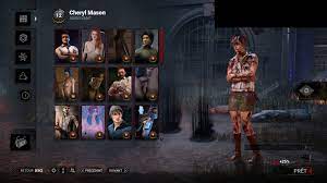 Dead by Daylight custom naked females characters portraits 