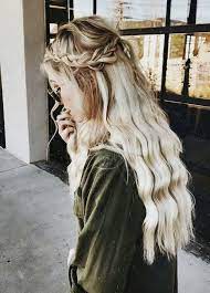 Half Up Braided Hairstyles Long Hair Blonde Hair Styles Long Hair Styles Hairstyle
