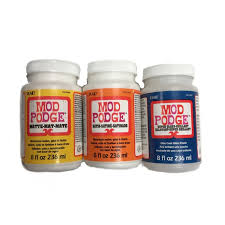 Mod podge cs15139 sealer, glue, and finish, matte finish, clear, 2 fl oz. Mod Podge Matte 8oz