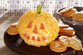 Jack O Lantern Cheese Ball Recipe Kraft Recipes Recipes Food