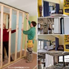 Easy To Set Up Room Divider Kit Or Expensive Temporary Wall Creating The Perfect Amount Of P Room Divider Ideas Bedroom Bedroom Divider Temporary Wall Divider