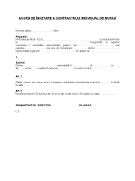 B) din codul muncii, cu modificarile si completarile ulterioare, contractul individual de munca poate inceta ca urmare a acordului partilor, la data convenita de acestea. Acord De Incetare A Cim Doc