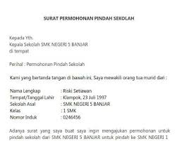 Biasanya, surat rekomendasi ini digunakan untuk. Contoh Surat Permohonan Orang Tua Contoh Surat Permohonan Pindah Sekolah