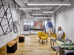 A Tour Of Etsy S Super Cool Brooklyn Headquarters Commercial Office Design Interior Commercial Design