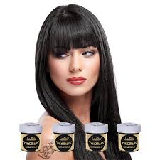 La Riche Directions Ebony Semi-Permanent Colour Kit, Hair Dye 4 Pack 88ml