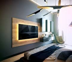 50 Ideen Zum Dekorieren Der Wand Sie Hangen Ihren Fernseher Auf Auf Dekorieren Der Fernseher Hangen I Schlafzimmer Tv Tv Wanddekor Modernes Schlafzimmer