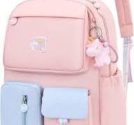 Amythe Kinderrucksack Mädchen,Rucksack Kindergarten,Schulranzen Mädchen  1-3. klasse, Leichte und Wasserdichte Nylon Schultasche für Kinder im Alter  ...