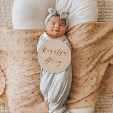 Custom Wooden Baby Name Announcement Sign Milestone Disc Etsy In 2021 Baby Name Announcement Baby Names Newborn Baby Gifts