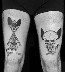 In this video, we are drawing pinky and the brain tattoo design on paper. Pinky And The Brain Tattoo Get An Inkget An Ink