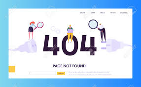 404 Maintenance Error Landing Page Template Page Not Found Under Royalty Free Cliparts Vectors And Stock Illustration Image 123178857