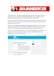 La liga santander 2019/20, real madrid vs barcelona, champions league, barcelona, psg, bayern munich, rojadirecta indexa los canales y streamg los partidos de futbol en. Roja Directa Partidos En Vivo Tarjeta Roja Directa