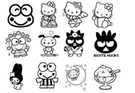 Find thousands of free and printable coloring pages and books on coloringpages.org! Hello Kitty And Friends Coloring Pages Slim Image