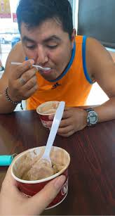 Picture of my ice cream before the ground ate it