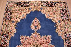 The erased heritage collection pays homage to the traditional oriental carpet. Perserteppich Kirman Wolle 208x140 Cm Blau