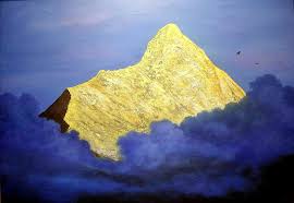 Yellow Mountain Painting By Priyadarshi Gautam If you're looking for the best mountains wallpaper then wallpapertag is the place to be. yellow mountain painting by priyadarshi