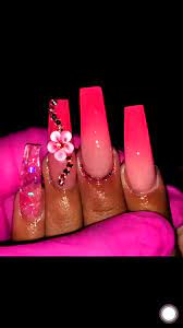 Pin On Nails Fall 2020 Purple Acrylic Nails Acrylic Nails Coffin Ombre Pink Ombre Nails
