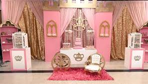 Valentina S 1st Royal Birthday Full Decoration Cake And Sweets Done By R K Enterta Princess Theme Birthday Princess Theme Party Princess Theme Birthday Party