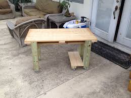 Computer Desk Made With A Pallet And 4x4 Legs Computer Desk Pallet Table Pallet