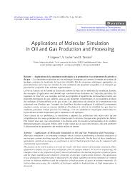 Keramik är ogenomskinlig och plaster kan göras transparent, genomskinlig eller. Pdf Applications Of Molecular Simulation In Oil And Gas Production And Processing