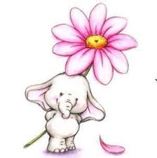 Ruffled Knit Top Cute Drawings Elephant Drawing Elephant Art
