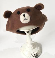 Cute Brown Bear Beret Hat Yv40071 Beret Hat Beret Cute
