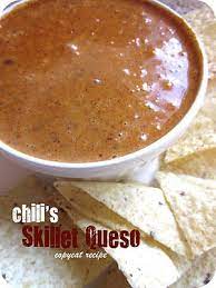 Chilis Copycat Skillet Queso Recipes Food Queso Recipe