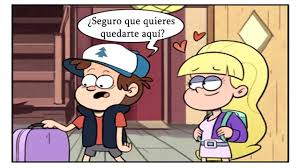 Dipper x Pacifica Comic en Español - YouTube