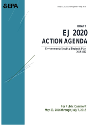 Epas Environmental Justice Strategic Plan 2016 2020