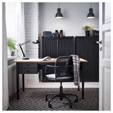 Arkelstorp Desk Black 55 1 8x27 1 2 Ikea Home Office Design Small Home Office Modern Home Office