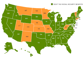 State By State Guide To Taxes On Retirees Retirement Strategies Retirement Map Diagram