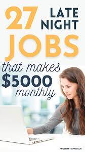 27 Real Part Time Night Jobs From Home Make 1000 Every Week Night Jobs Money Saving Strategies Work From Home Careers