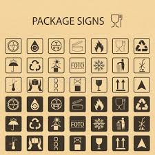 Vector Packaging Symbols On Cardboard Background Shipping Icon Set Including Re Affiliate Icon Shipping Including Set Backg Icon Set Icon Symbols