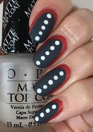 What Is Black And White And Red All Over Black And White And Red All Over Nail Art Kuuned Red Black Nails Black Nail Art Black Nail Designs