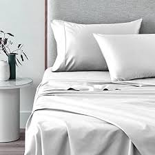 Check spelling or type a new query. Pizuna 400 Thread Count Cotton White 4 Piece Bed Sheet Set King Size 100 Long