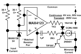 configure precision current sink and