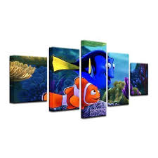 Maybe you would like to learn more about one of these? Finding Nemo Dory And Marlin Movie 5 Panel Canvas Art Wall Decor Canvas Storm