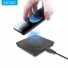 Black 5w Binazon Wireless Charging Pad Iphone Android Binazon Store Samsung Galaxy S7 Edge Wireless Charger Iphone