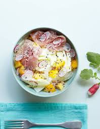 Idees De Recettes Minceur Pour L Ete Elle A Table Salade Fenouil Fenouil Jambon Cru