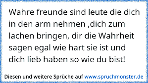 Wahre Freunde Sind Leute Die Dich In Den Arm Nehmen Dich Zum Lachen