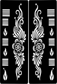 Variety Henna Temporary Tattoo Glitter Stencil Sticker Body Art Decal Template Eid Ramadan By Vinylcre8ived Henna Tattoo Stencils Sticker Art Henna Stencils