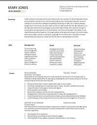 Retail Cv Template Sales Environment Sales Assistant Cv Shop Work Store Manager Resume Retail Resume Examples Good Resume Examples Retail Resume