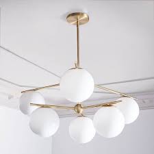 You must pay close attention to the color template on which color tone dominate the most. Sphere Stem 6 Light Chandelier Milk West Elm United Kingdom